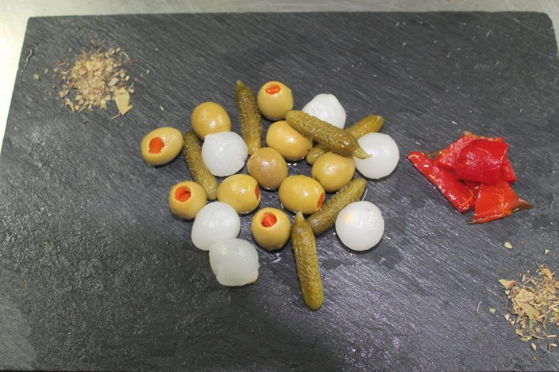 Revelto de Aceitunas con Pimiento de Campo Real
