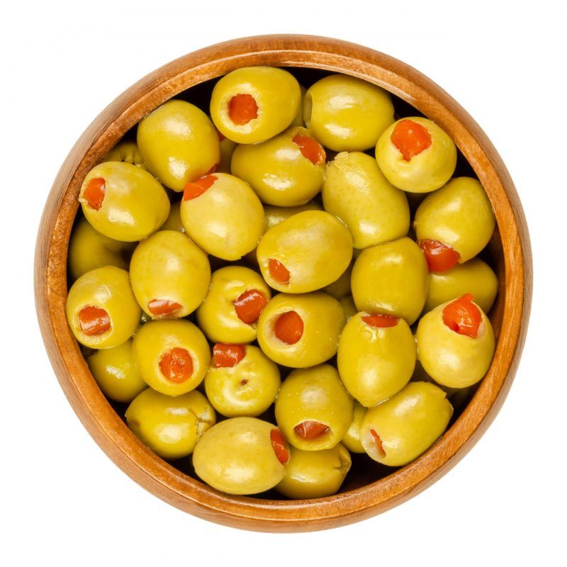Aceitunas rellenas de Pimiento de Campo Real Aceitunas rellenas de Pimiento de Campo Real