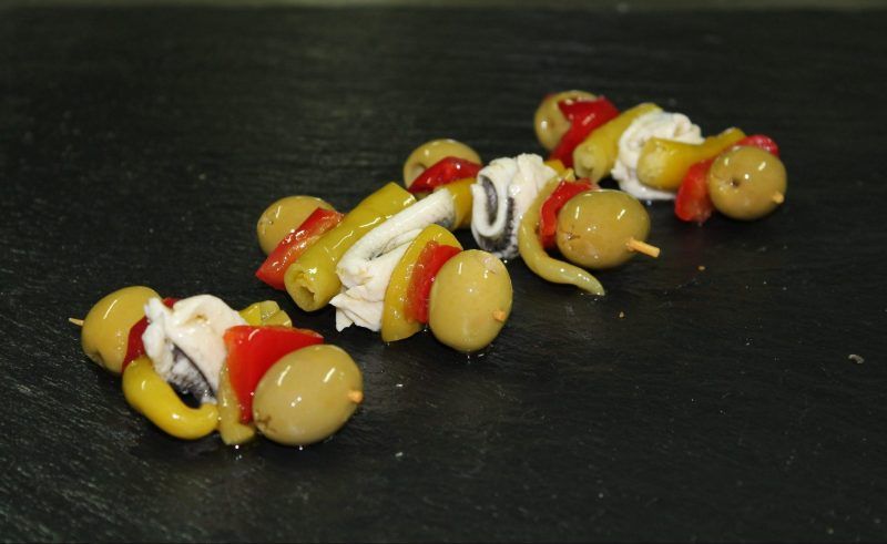 Gildas de boquerón de Campo Real